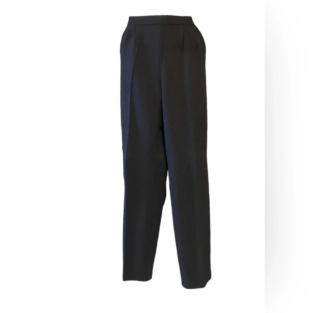 St. John Basics Black Knit Pull On Pants